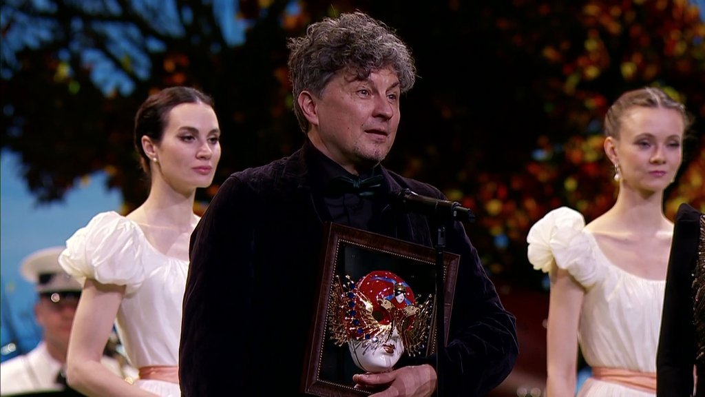 Дмитрий Белов. Скриншот трансляции церемонии награждения