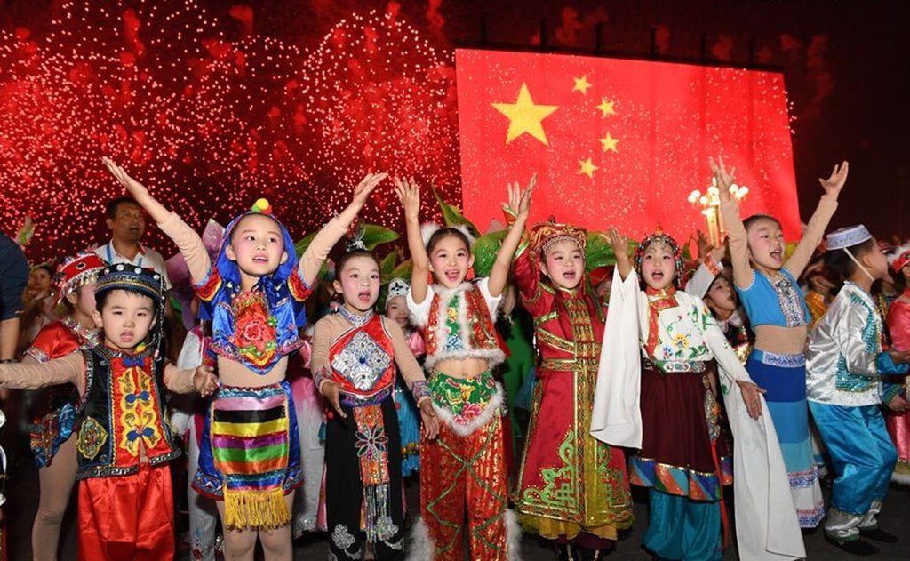 Празднование 70-летия КНР в Пекине.