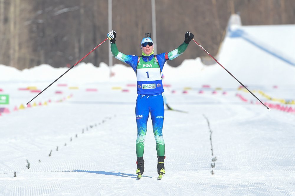 Ирина Казакевич стала первой на Кубке СБР в спринтерской гонке. Фото: Евгений Тумашов/Медиа-служба СБР