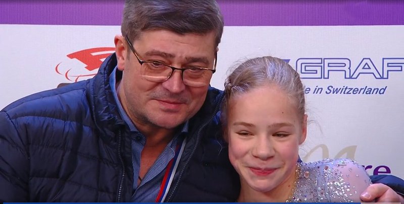 Вероника Яметова и ее тренер Владимир Гнилозубов