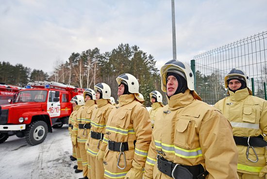 Расчеты новой пожарной части готовы обеспечить безопасность Косулино и соседних сел.  Фото: Полина Зиновьева