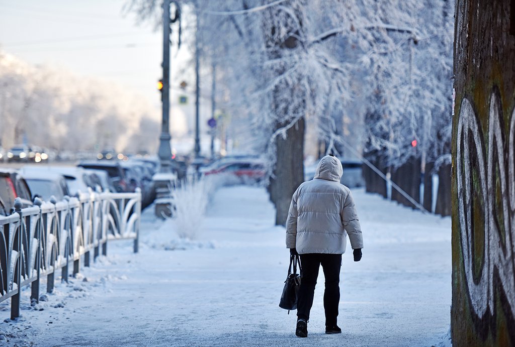 В сильные морозы нужно одеваться теплее. Фото: Полина Зиновьева