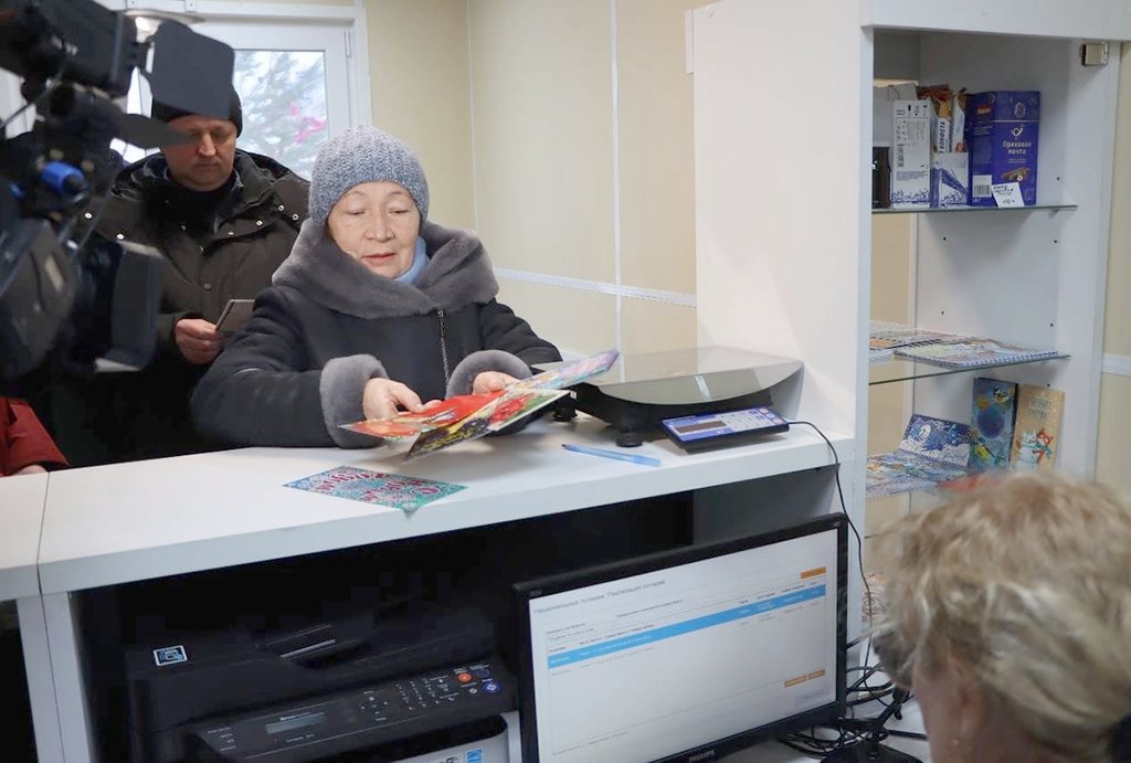 В модульном отделении Почты России в Поварне всегда людно, говорят сотрудники. Фото: из личного архива Г. Вихарева