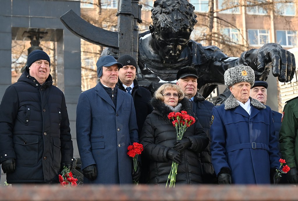 Траурный митинг, посвященный Дню памяти о россиянах, исполнивших служебный долг за пределами Отечества