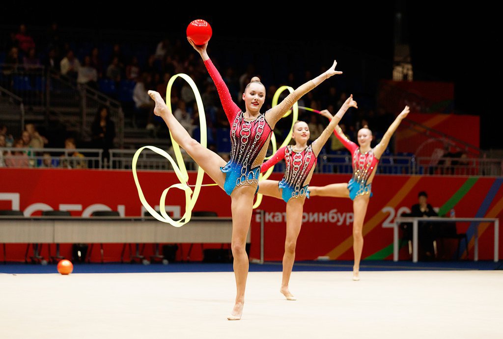 Представительницы художественной гимнастики стали настоящим украшением «Игр вызова легенд». Фото: Пресс-служба «Игр вызова легенд»