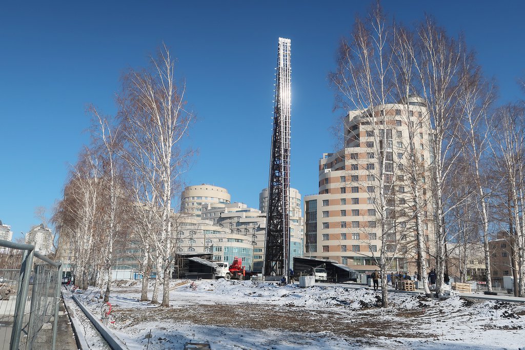 Стела «Город трудовой доблести» в Екатеринбурге будет самой высокой: Общество: Облгазета