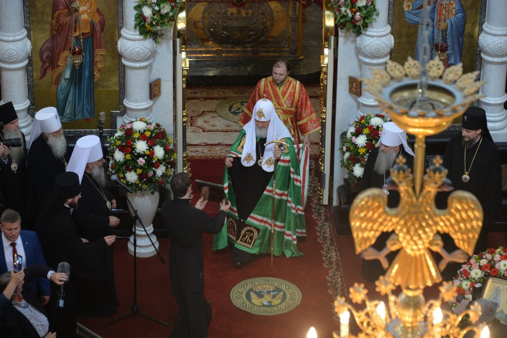 Патриарх Кирилл в Екатеринбурге