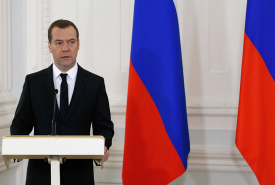 Дмитрий Медведев одобрил идею переезда четырёх министерств. Фото: пресс-служба Правительства РФ