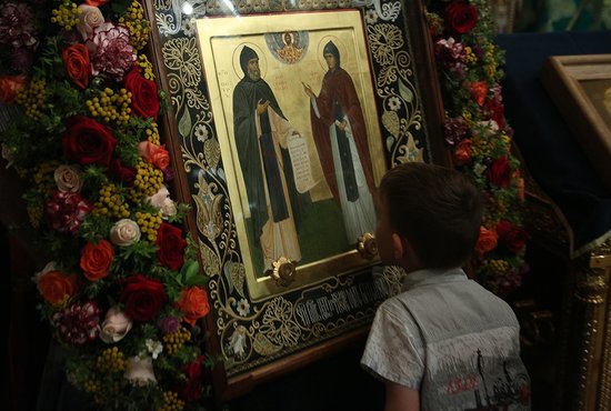 Икона XV века будет постоянно находиться в храме "Большой Златоуст". Фото: Анжела Тамбова.