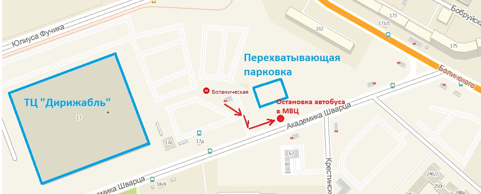 Автобусы будут курсировать от станции метро "Ботаническая". Фото: innoprom.com