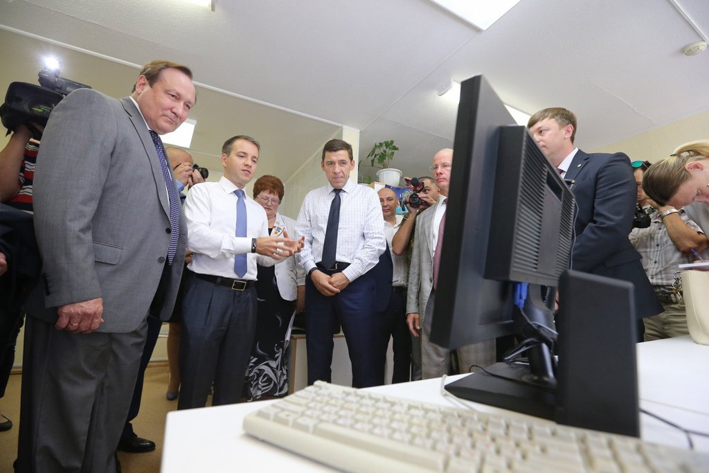 Николай Никифоров и Евгений Куйвашев протестировали работу новой информационной системы в селе Позариха