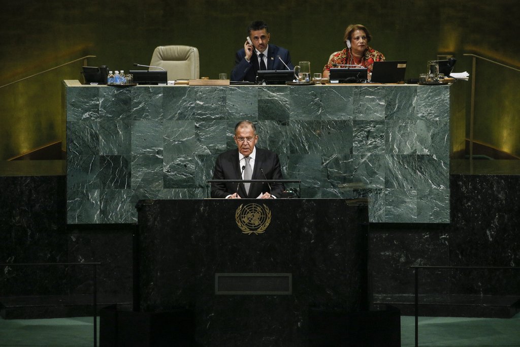 Генеральная Ассамблея ООН 21 сентября в Нью-Йорке.
