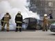 Две иномарки горели минувшей ночью в Екатеринбурге. Фото: Павел Ворожцов