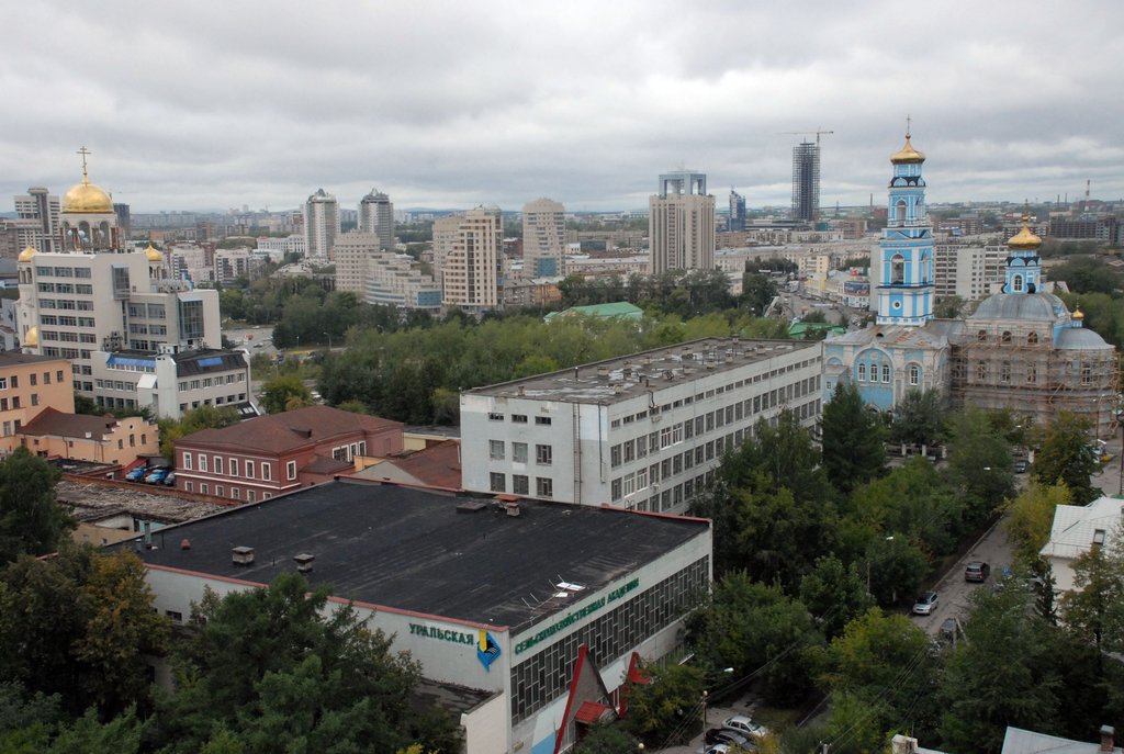 Екатеринбург, вид сверху