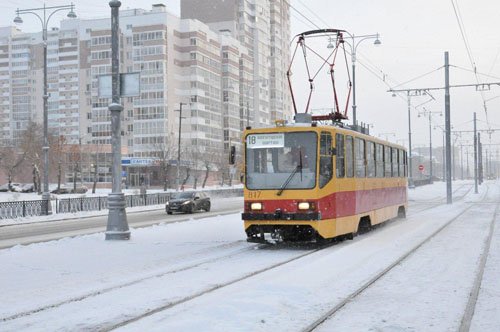 Трамвайное движение по Татищева