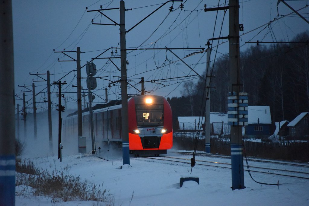 Поезд в Свердловской области