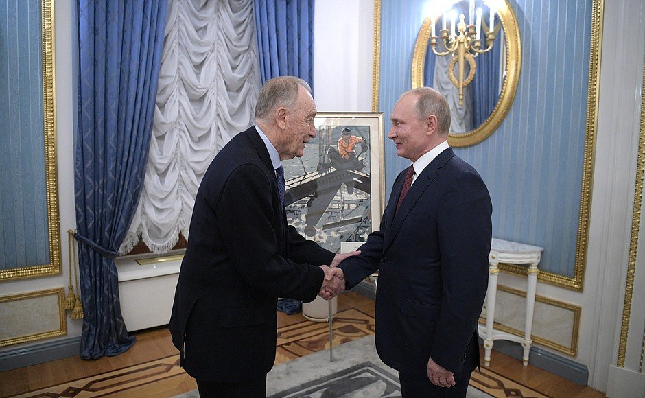 Владимир Путин и Родион Щедрин