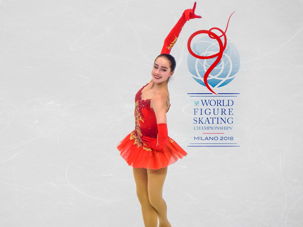 Алина Загитова на чемпионате мира-2018 в Милане