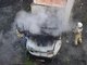 Минувшей ночью в Берёзовском сгорел грузовой автомобиль. Фото: Алексей Кунилов