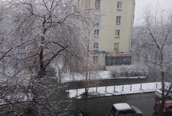 Екатеринбург в одночасье накрыло снегом. Фото: Оксана Жилина