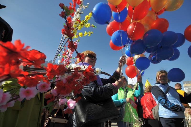 1 мая, парад в Екатеринбурге