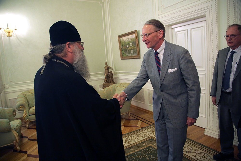 Встреча главы Екатеринбургской митрополии и генконсула США в Екатеринбурге