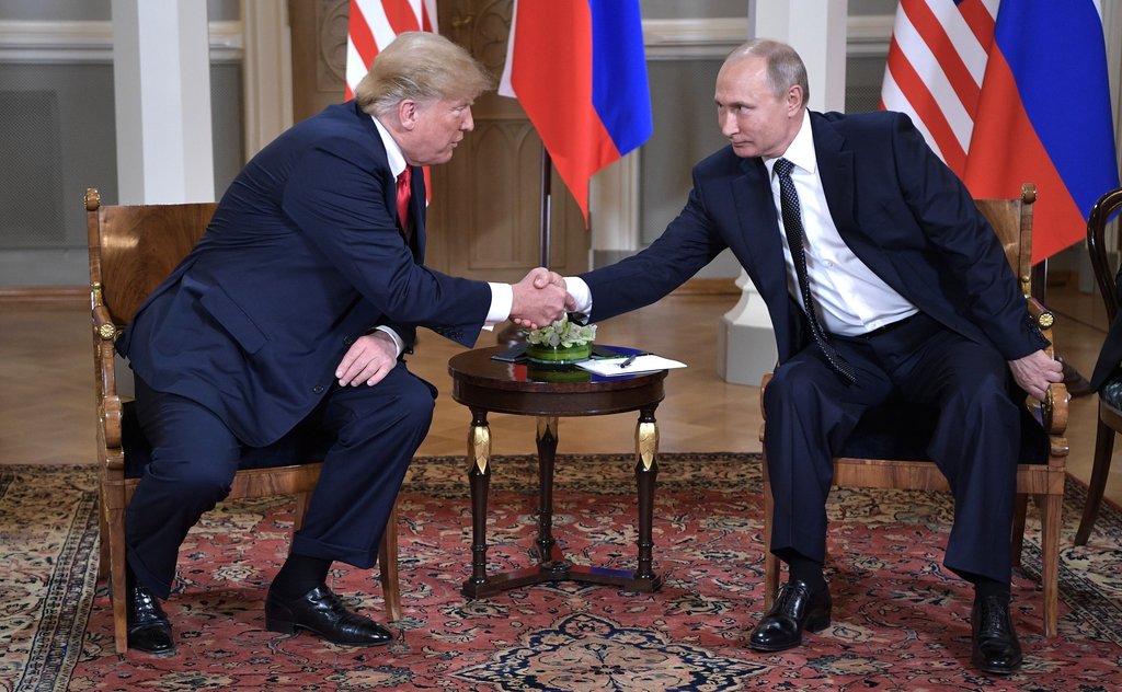 Встреча Владимира Путина и Дональда Трампа в Хельсинки