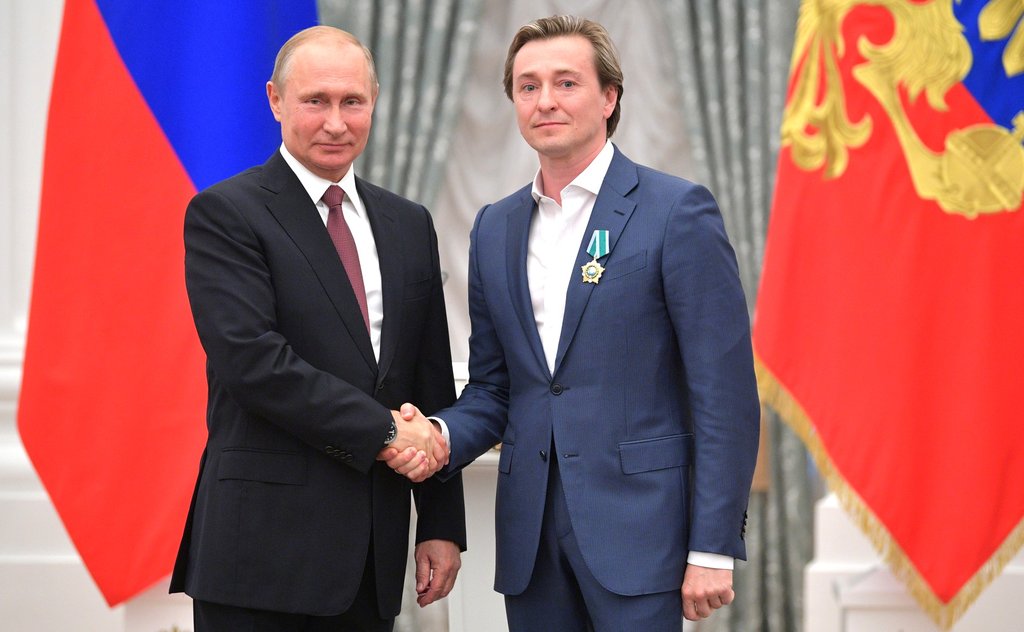 Владимир Путин и Сергей Безруков