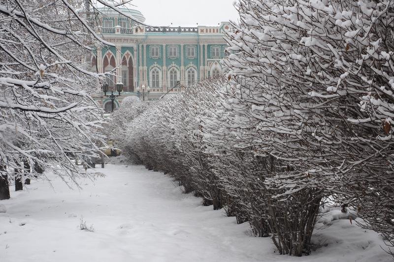 Екатеринбург под снегом