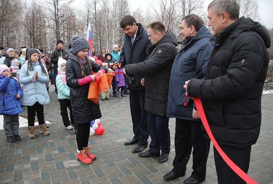 В Сухом Логе открыли городской парк. Фото: департамент информполитики Свердловской области