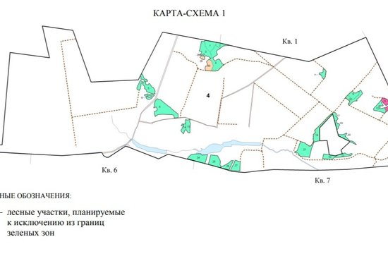 Лесной участок, планируемый к исключению, расположен в части квартала 4 урочища Племзавода колхоз им. Свердлова. Фото: документ