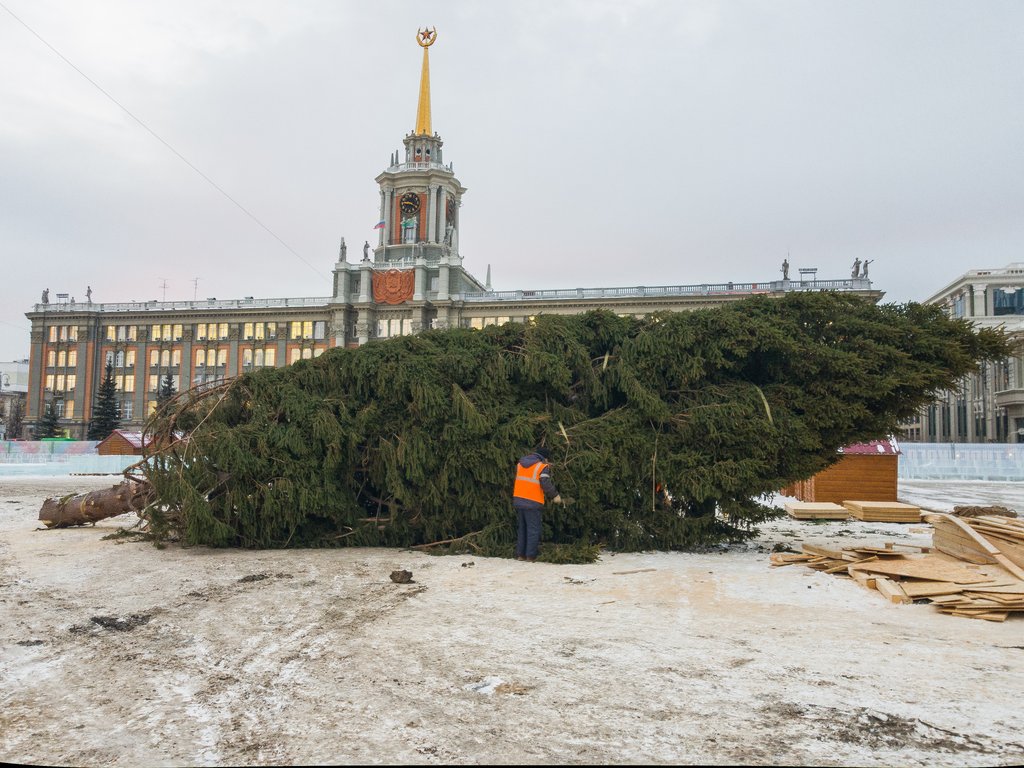 Главная новогодняя ёлка в Екатеринбурге