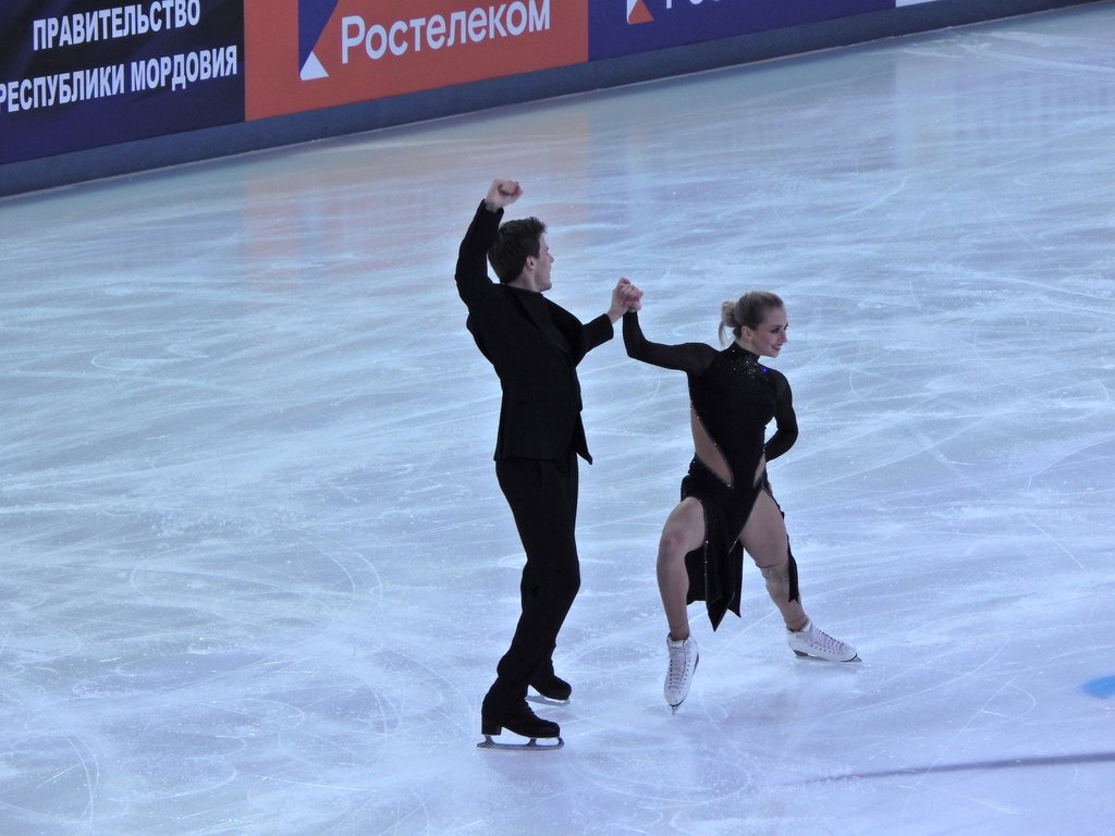Виктория Синицина и Никита Кацалапов на чемпионате России в Саранске