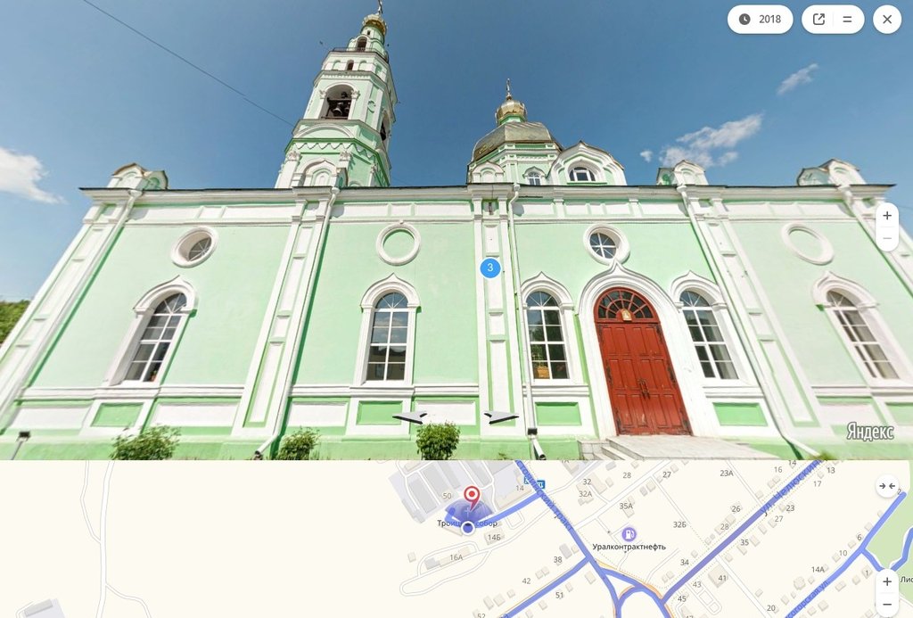 Свято-Троицкая единоверческая церковь на картах