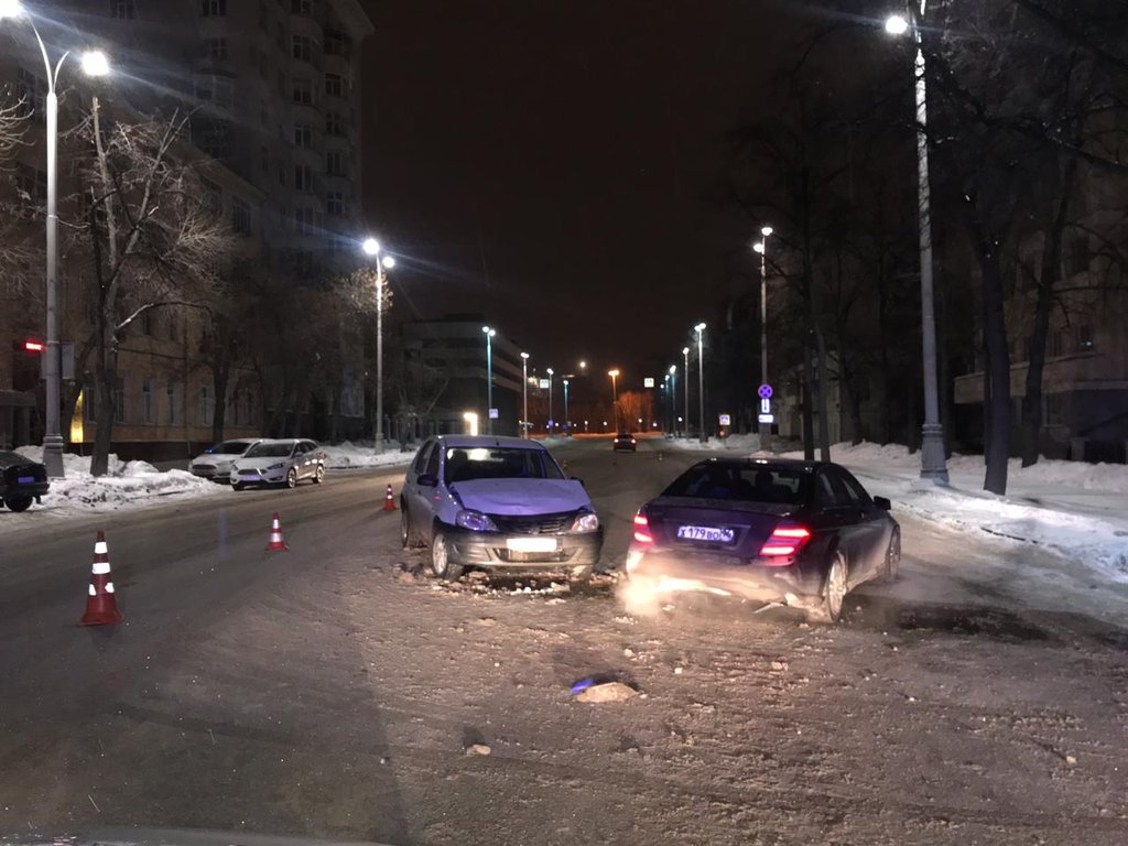 ДТП в центре Екатеринбурга