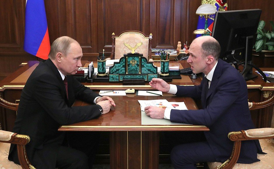 Владимир Путин и Олег Хорохордин