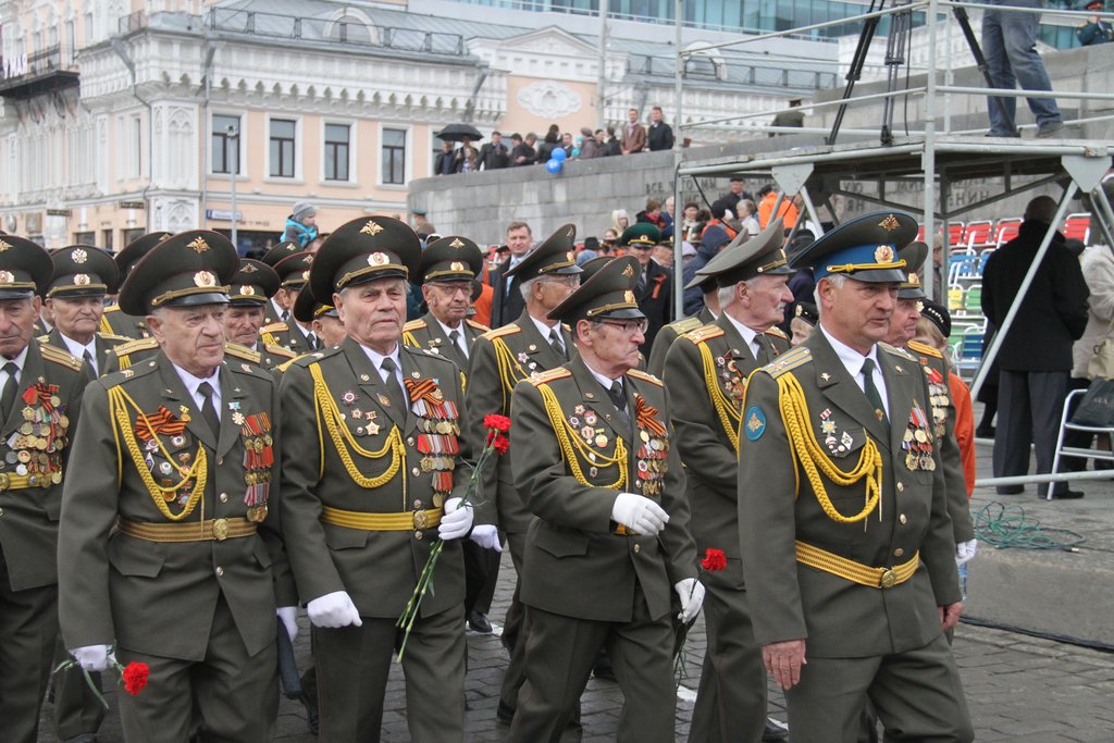 Ветераны на Параде Победы