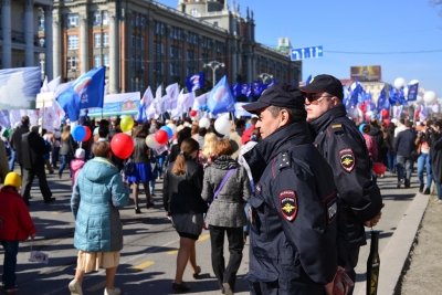 Полиция обеспечит безопасность екатеринбуржцев во время празднования 1 Мая. Фото: отделение по связям со СМИ городского УМВД
