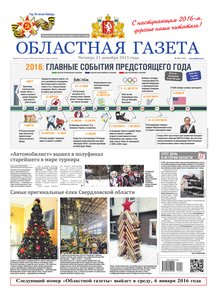 Областна газета № 243 от 31 декабря 2015