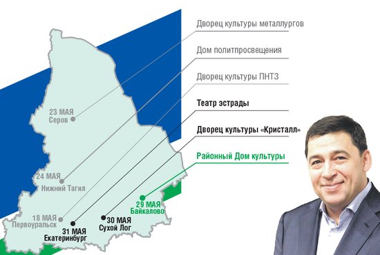 График открытых встреч с Евгением Куйвашевым.