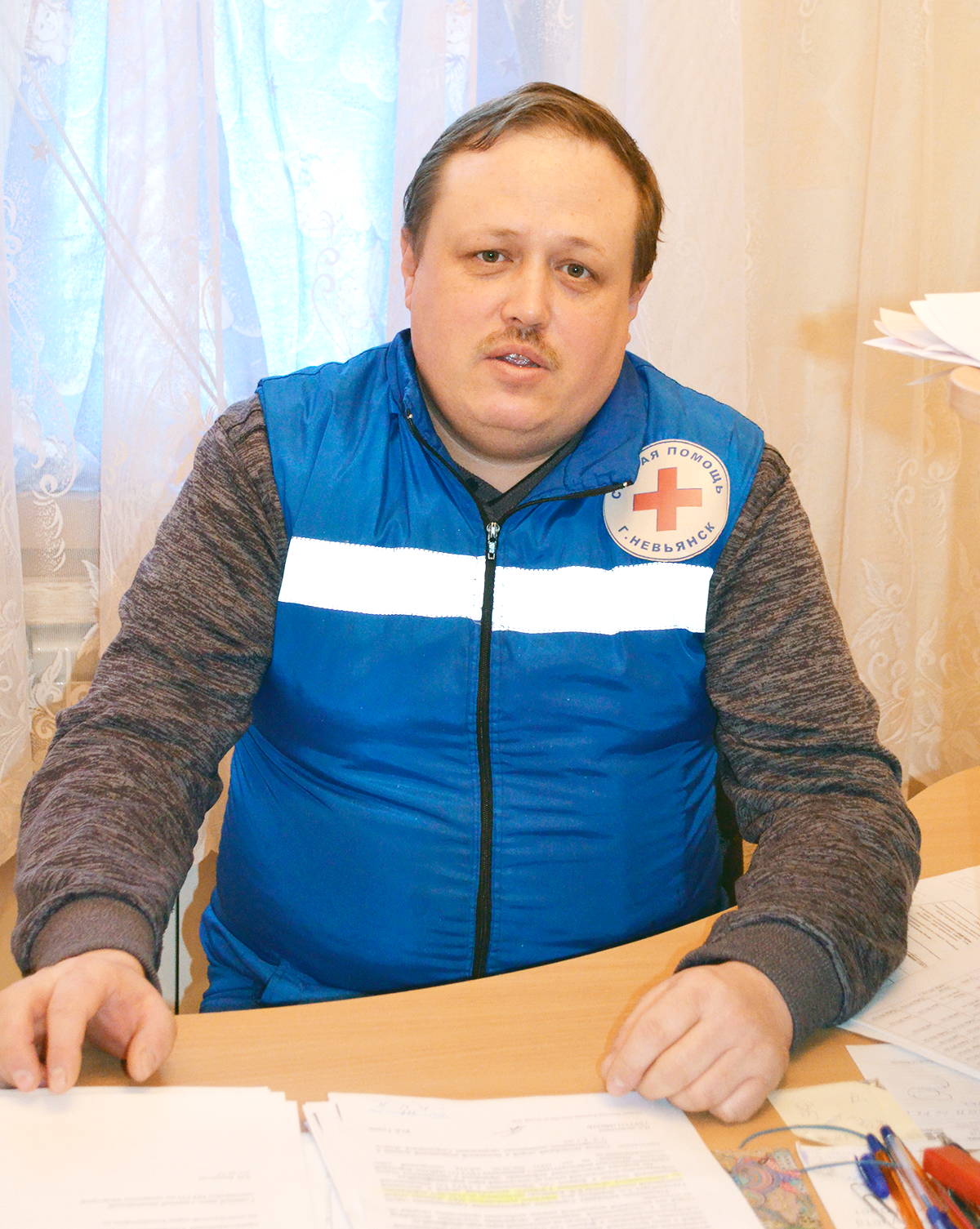 Старший фельдшер отделения скорой медицинской помощи Невьянской ЦРБ Валерий Крашенинников 