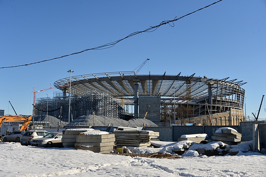 центральный стадион, Екатеринбург, строительство